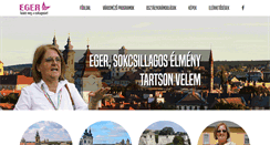 Desktop Screenshot of idegenvezetes-eger.hu